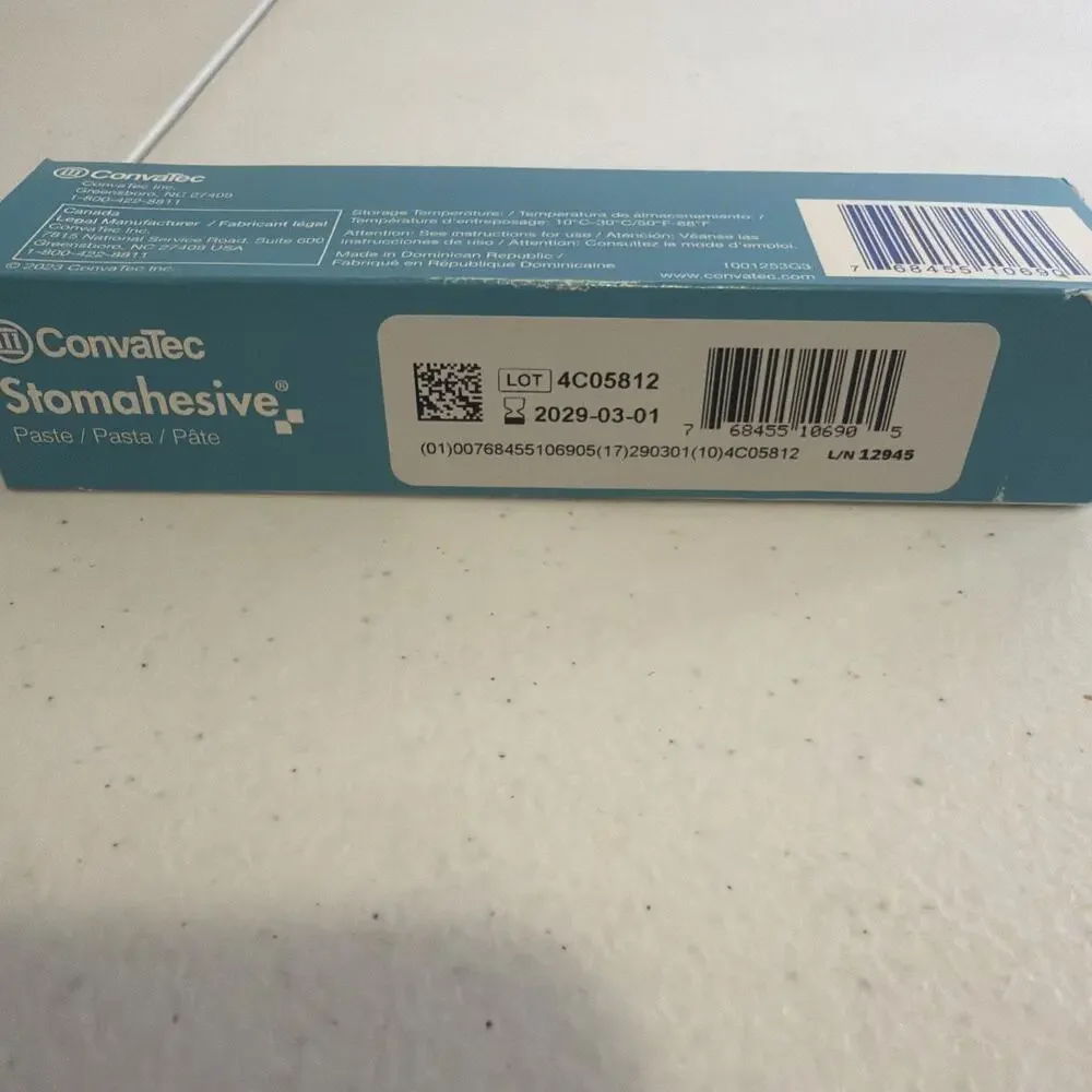 Convatec Stomahesive Protective Skin Barrier Paste 2oz Ref 183910 NEW